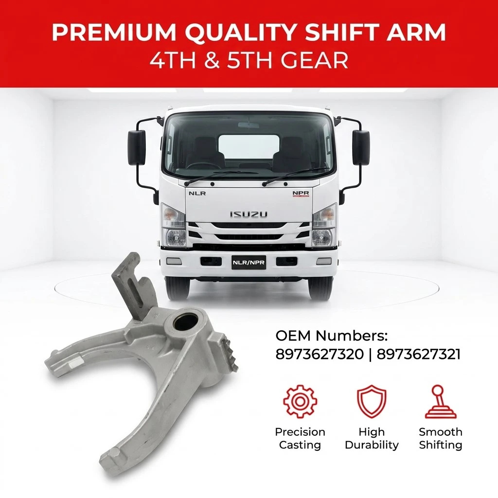 OEM 8973627320 8973627321 8-97362732-0 8-97362732-1 ARM; SHIFT,4TH & 5TH for ISUZU M100 M600 NLR NMR NKR NPR
